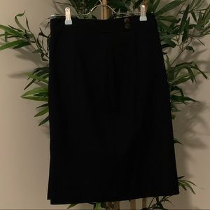 MNG Basic Navy Pencil Skirt